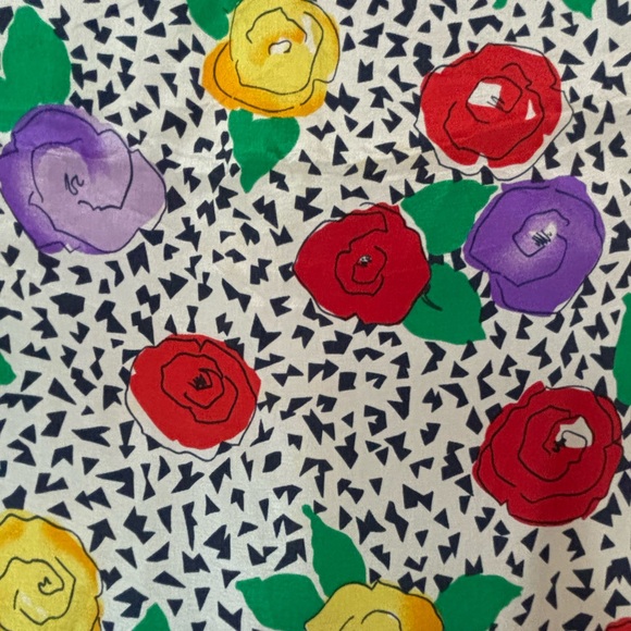 Vintage Baar & Beards Silk Floral Scarf - Picture 1 of 7